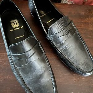 Brunomagli mens penny loafer